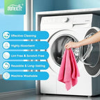 HOMEXCEL Pink Microfiber Cleaning Cloth, Microfiber Towels for Car, 12 Pack - Image 6