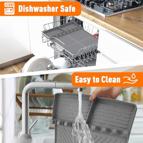 Silicone Grill Mat Compatible with Blackstone, Grey - Image 6