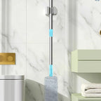 Flat Duster for Under Appliances,Retractable Gap Dust Cleaning Artifact,Bendable Microfiber Duster,Flat Duster with Extension Pole,Under Fridge Cleaning Tool (1 Set+2 Replacement Head) - Image 6