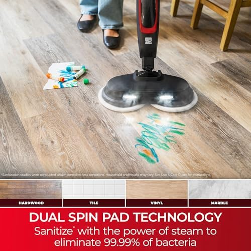 Kenmore S300 Series Corded Steam Spin Mop for Scrubbing and Sanitizing - Image 3