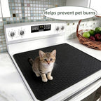 LONGKING Extra Thick Stove top Cover for Electric Stove - Silicone Stove Mat for Glass Top Stove, Range Covers for Electric Stove, Black, 28"x20" - Image 3