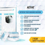 ACTIVE Washing Machine And Dishwasher Cleaning Tablets Bundle - Includes 12 Month Supply Dishwasher Cleaner Deodorizer & Washing Machine Descaler Deep Cleaning Tablets - 48 Tablet Set - Image 3