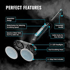 PurSteam ScrubMaster Steam Mop with Dual Scrubbing Head and LED Lights - Image 6
