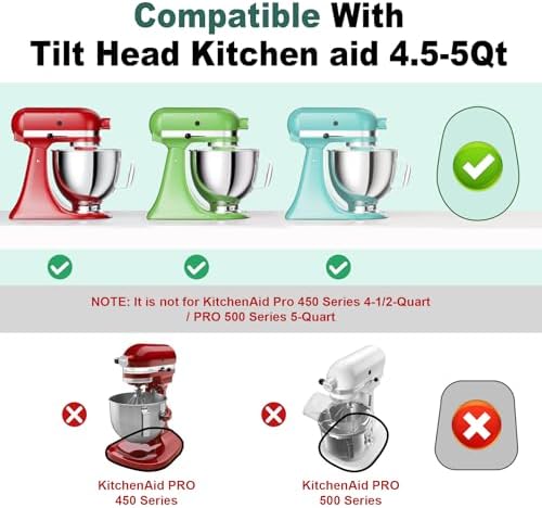GuanQiao Food-Grade Bamboo Slider for KitchenAid 4.5-5 Qt Tilt Head Mixer - Image 2