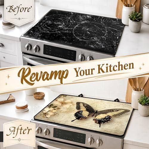 Stove Top Cover,28.5"L x 20.14"W,Heat Resistant Cooktop Protector Mat - Image 4