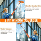 30FT Telescoping Window Squeegee Kit with Extension Pole - Image 5