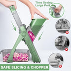 SupMaKin Safe Mandoline Slicer Plus for Kitchen Adjustable Vegetable Slicer - Image 2