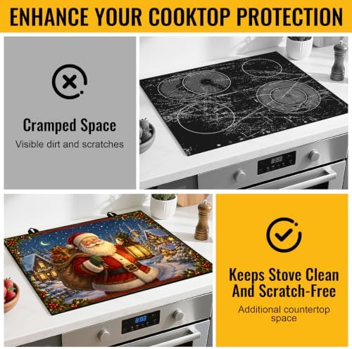 NYZE Christmas Santa Stove Top Covers for Electric Stove 28 x20 inch - Image 5