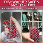 316L Cast Iron Scrubber Kit + Pan Scraper, Silicone Sponge, Dishwasher Safe - Image 6
