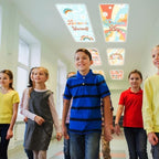 8pcs Classroom Fluorescent Magnetic Light Cover,2x4 FT Groovy - Image 6