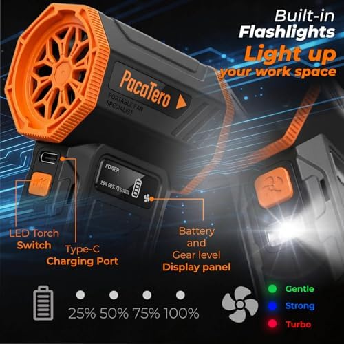 10000mAh Electric Cordless 150000RPM Air Duster with Vacuum for PC Keyboard - Image 4