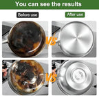 10 Pack Stainless Steel Scourers by for Dishes, Pots, Pans, and Ovens. Easy scouring for Tough Kitchen Cleaning - Image 6