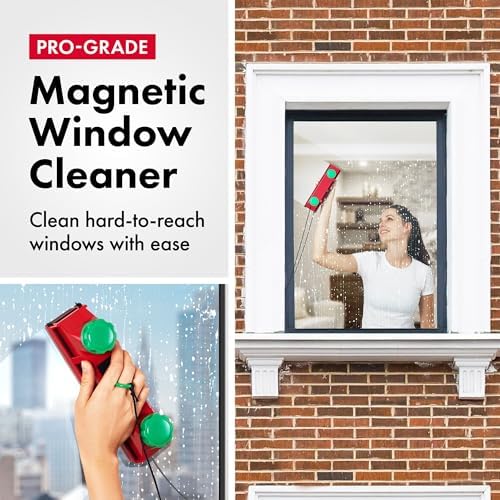 Tyroler The Glider D-4 Magnetic Window Cleaner Tool Fits Windows 0.08"-1.6" - Image 2