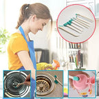 Small Household Cleaning Brushes by ELEMGULY,18 Pcs Crevice Brush for Hole, Gap, Corner, Space, Micro Crevice Scrub Cleaner Tool for Bottle, Keyboard, Window, Door Track - Image 7