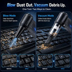 Ecomoment Electric Compressed Air Duster & Vacuum, 150,000 RPM 2-in-1 - Image 4