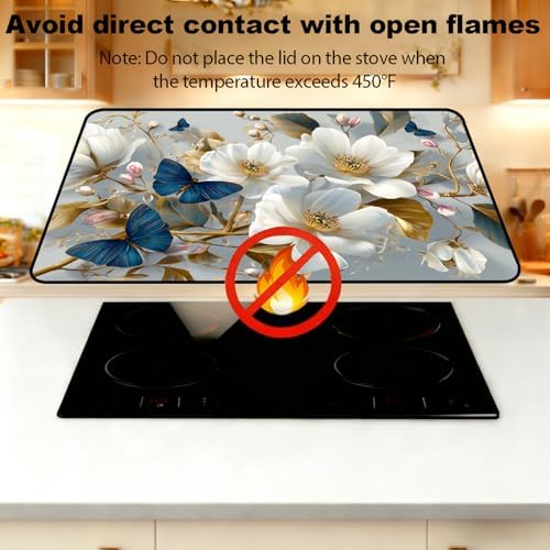 Stove Top Cover,28.5"L x 20.37"W,Heat Resistant Cooktop Protector Mat - Image 6