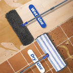 Two Sided Dust Mop for Floor Cleaning, 360°Microfiber Mop with 4 Mops Pads - Image 3