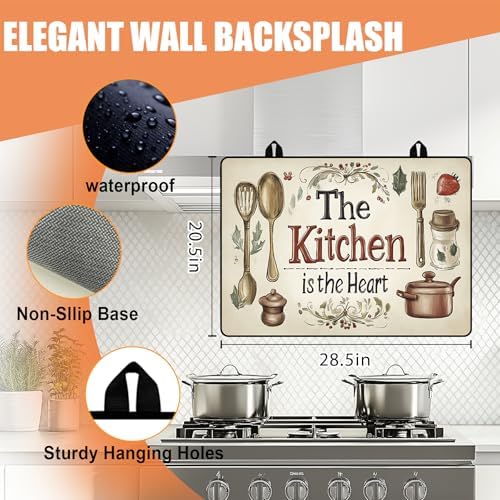 28"x20" Anti-Slip Electric Stove Top Cover - Image 4