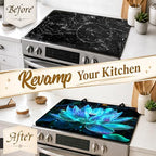 Stove Top Cover,28.5"L x 20.25"W,Heat Resistant Cooktop Protector Mat - Image 4