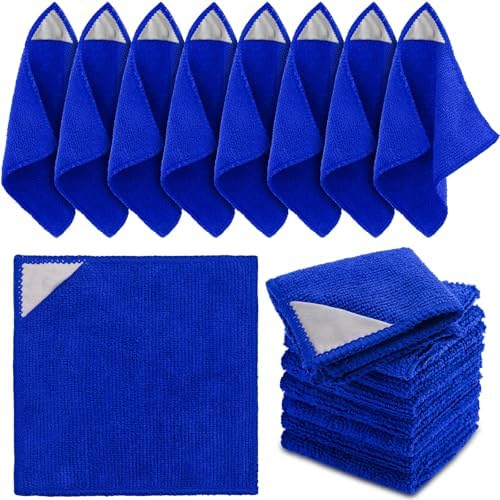 Gersoniel Magnetic Microfiber Cleaning Cloth, Dark Blue, 6 x 6 Inch, 8 Pcs by Gersoniel