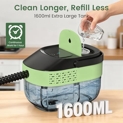 Granarbol Steam Cleaner, 2500W 1.6L Handheld Steamer for Home Car Cleaning - Image 3