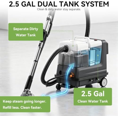 GR10 Commercial Carpet Cleaner Machine With Steam, 356°F - Image 6