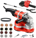 Industrial 2800W Concrete Grinding and Polishing Machine, 3-Head Electric Diamond Grinder with 8” Coverage, 6 Adjustable Speeds, for Professional Concrete, Stone, Marble, and Metal 03 by Unknown