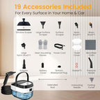 Granarbol Steam Cleaner, 2500W 1.6L Handheld Steamer for Home Car Cleaning - Image 6