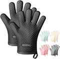 MAD SHARK Silicone Oven Mitts with Fingers Heat Resistant 450°F in Kitchen by MADSHARK