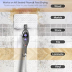12‑in‑1 Steam Mop, Detachable Handheld Steam Cleaner,15s Fast Heat‑Up,180° Swivel Mop Head,400ml Tank for 45‑Min Continuous Steam,Chemical‑Free for Hardwood Tile Carpet Pet Kids Safe - Image 5
