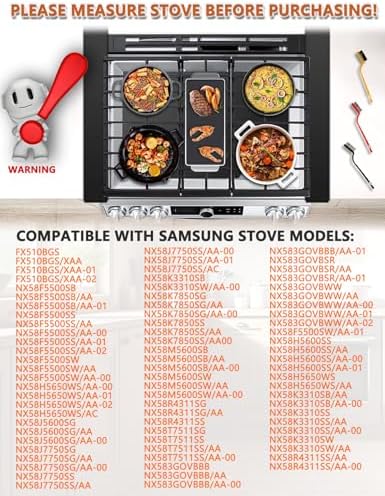 Gas Stove Top Protector for 30" Samsung 5 Burner Liner Range Cover - Image 2