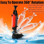 Commercial Floor Washer,Walk Behind Floor Scrubber,Electric Floor Cleaner,Floor Buffer Polisher Machine,Floor Scrubber for Kitchen,for Schools,Supermarkets,Hotels,Factories, Gray - Image 3