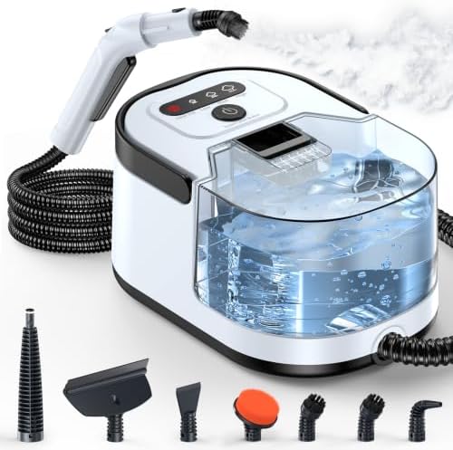 Handheld Steam Cleaner, Portable Deep Cleaning Steamer for Multi-Surface by Cherubia