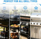 Electric Grill Brush, 2-in-1 Cordless 304 Steel BBQ Grills Cleaner - Image 5