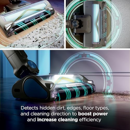 Shark PowerDetect Cordless Stick Vacuum, Java Ice Blue, IP1255 - Image 2