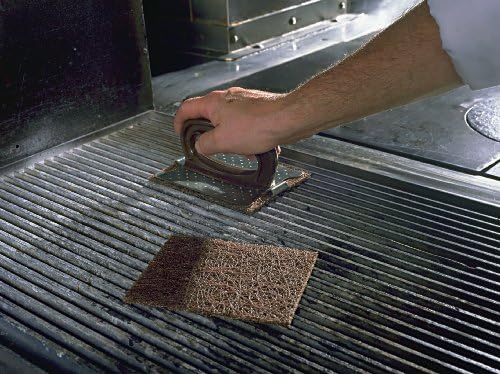 3M Scotch-Brite Heavy Duty Griddle Pad 82, 4.5 in x 5.5 in, 10/Box - Image 4