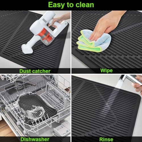 KindGa Stove Cover - Stove Top Covers for Electric Stove 28 x 20 Inch Black - Image 6