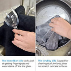 KinHwa Dish Cloths for Washing Dishes with Scrub Side, Microfiber Dish Rags - Image 5