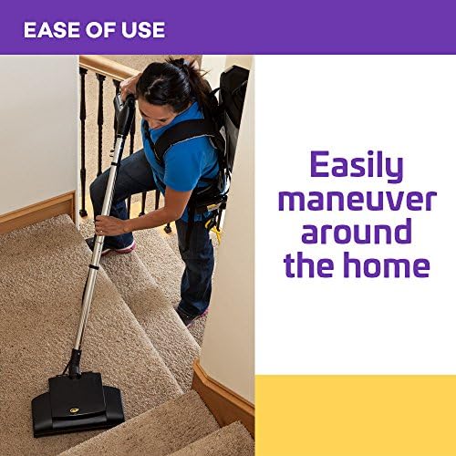 ProTeam ProVac FS 6 Commercial Backpack Vacuum with Power Nozzle Tool Kit, 6 Quart, Gray - Image 3
