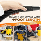 9196300 Flexible Hose for Shop-Vac Cleaner 1.25 Inch Diameter x 4 Ft Length - Image 3