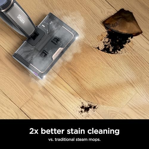 Shark SD201 Steam Pickup 3-in-1 Steam Mop Picks Up Debris, Deep Scrubs, & Steam Sanitizes All At Once, Lightweight Steam Cleaner for Home w/Sealed Hard Floors like Hardwood, Tile & Laminate (Renewed) - Image 4
