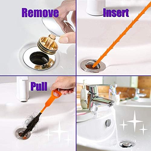Drain Clog Remover Snake Tool for Hair and Debris, Unclog Toilet, Sink, Shower, Bathtub, Sewer - Image 4