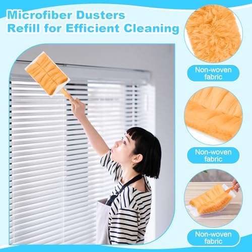 Mimorou 100 Pcs Disposable Duster Refills, Microfiber Replacement Heads - Image 6