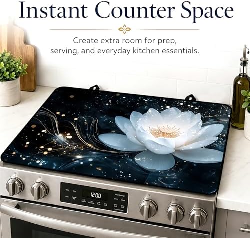 Stove Top Cover,28.5"L x 20.32"W,Heat Resistant Cooktop Protector Mat - Image 7