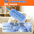 60 Heavy Duty Duster Refills for Swiffer Duster, Large Size, Blue - Image 5