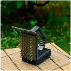 3-in-1 BBQ Grill Cleaning Brush, Stainless Steel Scraper with Copper Wire Bristles and Sponge, Multi-Functional Tool for Camping and Oven Maintenance - Image 4
