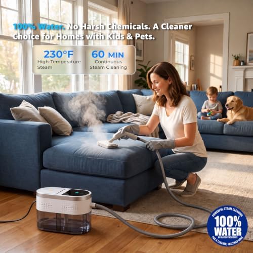 Handheld Steam Cleaner for Home, Portable, Ultra-Fast Heat-Up, Up to 230°F - Image 3