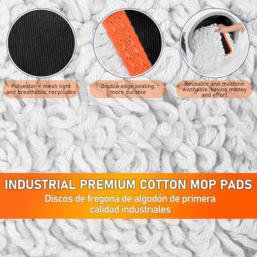 36" Commercial Dust Mop: Janitor Mop for Floors Cleaning - Image 6