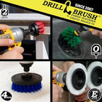 Drillbrush Wheel Cleaning Auto Scrubber Brush - Tile Grout Cleaner Tool - Image 2