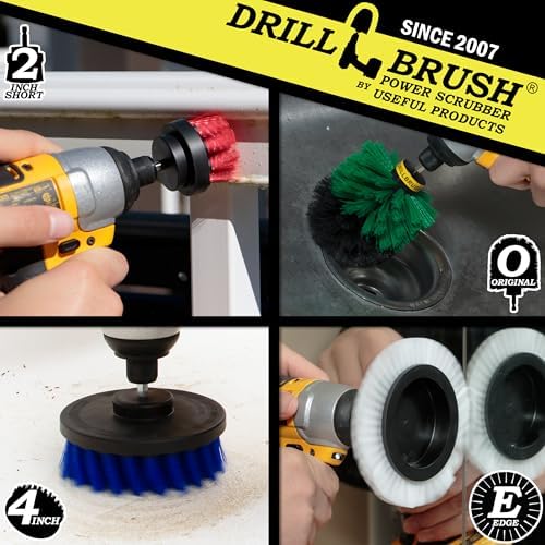 Drillbrush Wheel Cleaning Auto Scrubber Brush - Tile Grout Cleaner Tool - Image 2